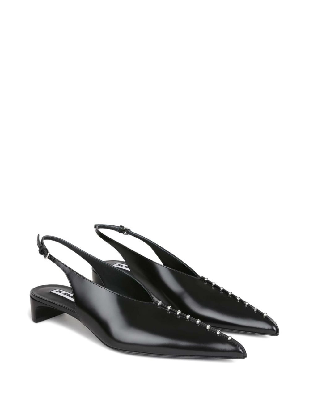 studded slingback pumps - 2