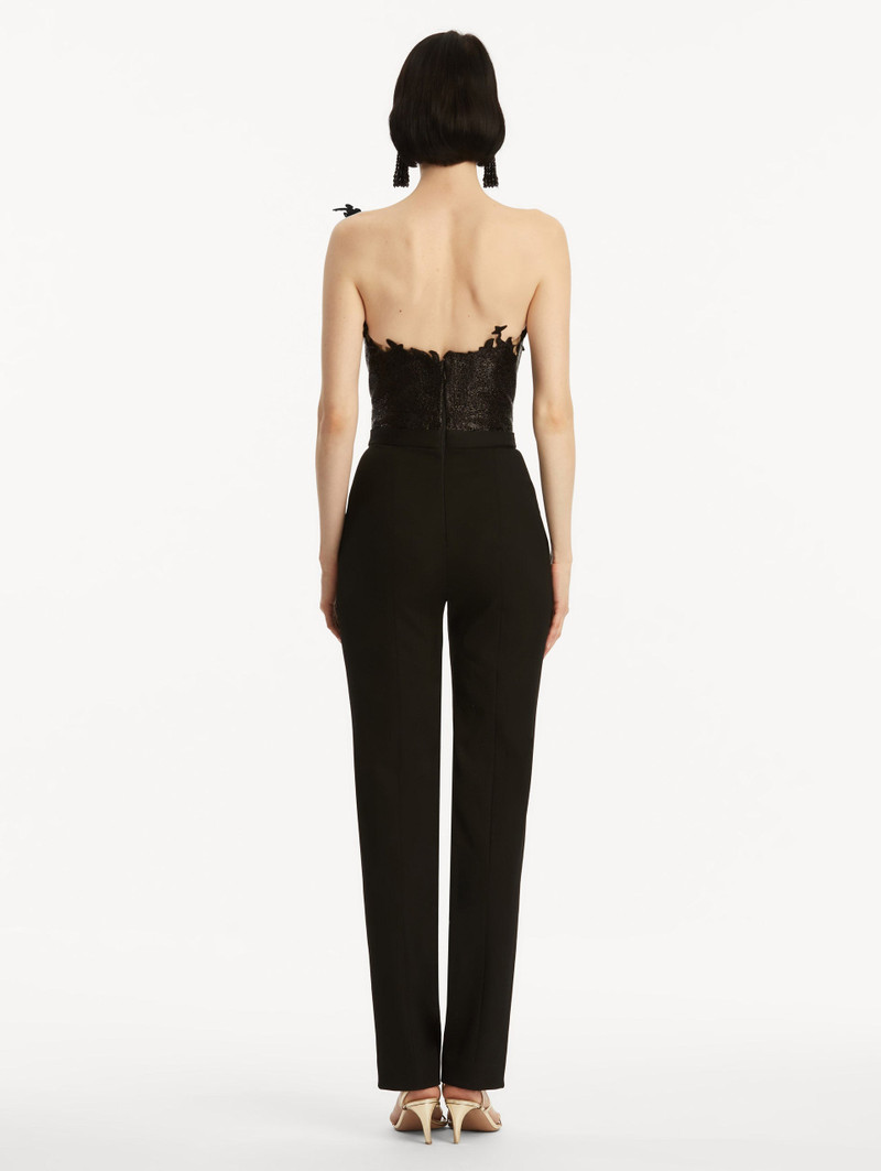 METALLIC CHERRY BLOSSOM EMBROIDERED JUMPSUIT 3