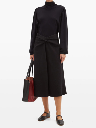 Mansur Gavriel Glove Mary Jane leather flats outlook