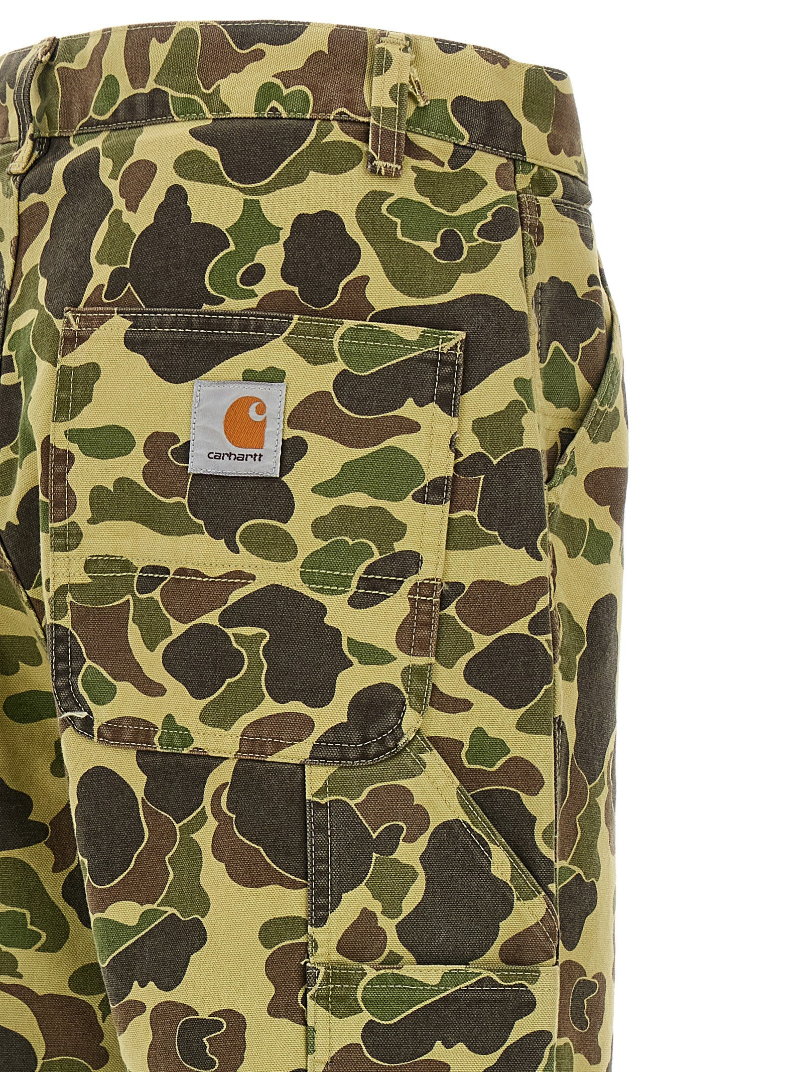 Duck Single Knee Pants Green - 4