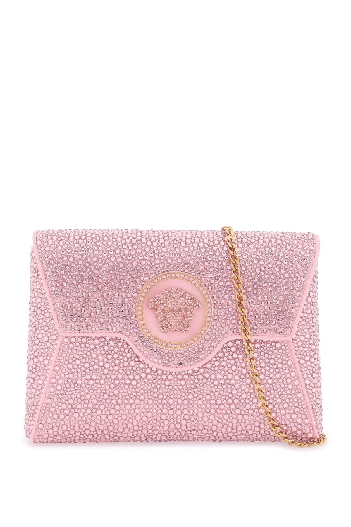 La Medusa envelope clutch with crystals - 1