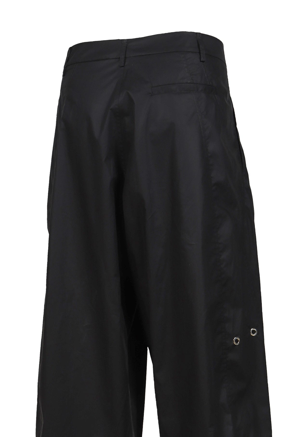 PEARL ADORNED WIDE-LEG PANTS / BLK - 5
