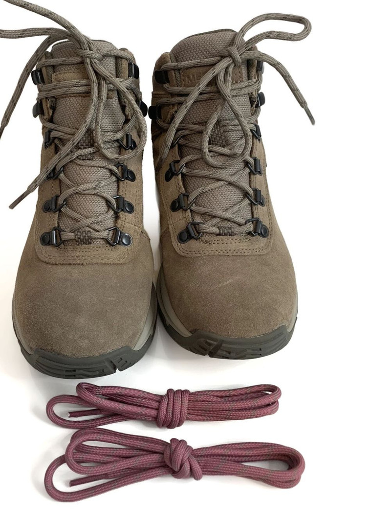 MERRELL lace-up suede trainers outlook