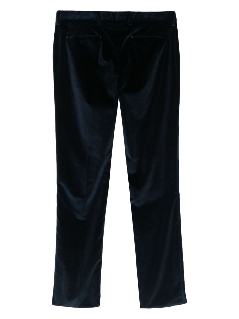 tailored velour trousers - 2