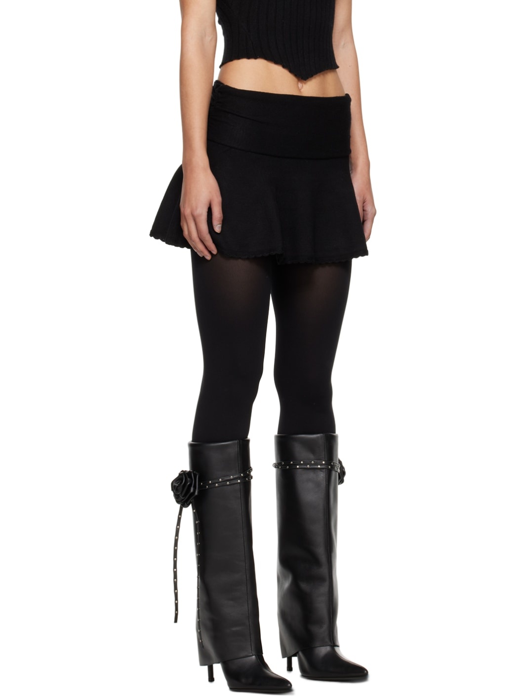 Black Heart Miniskirt - 2