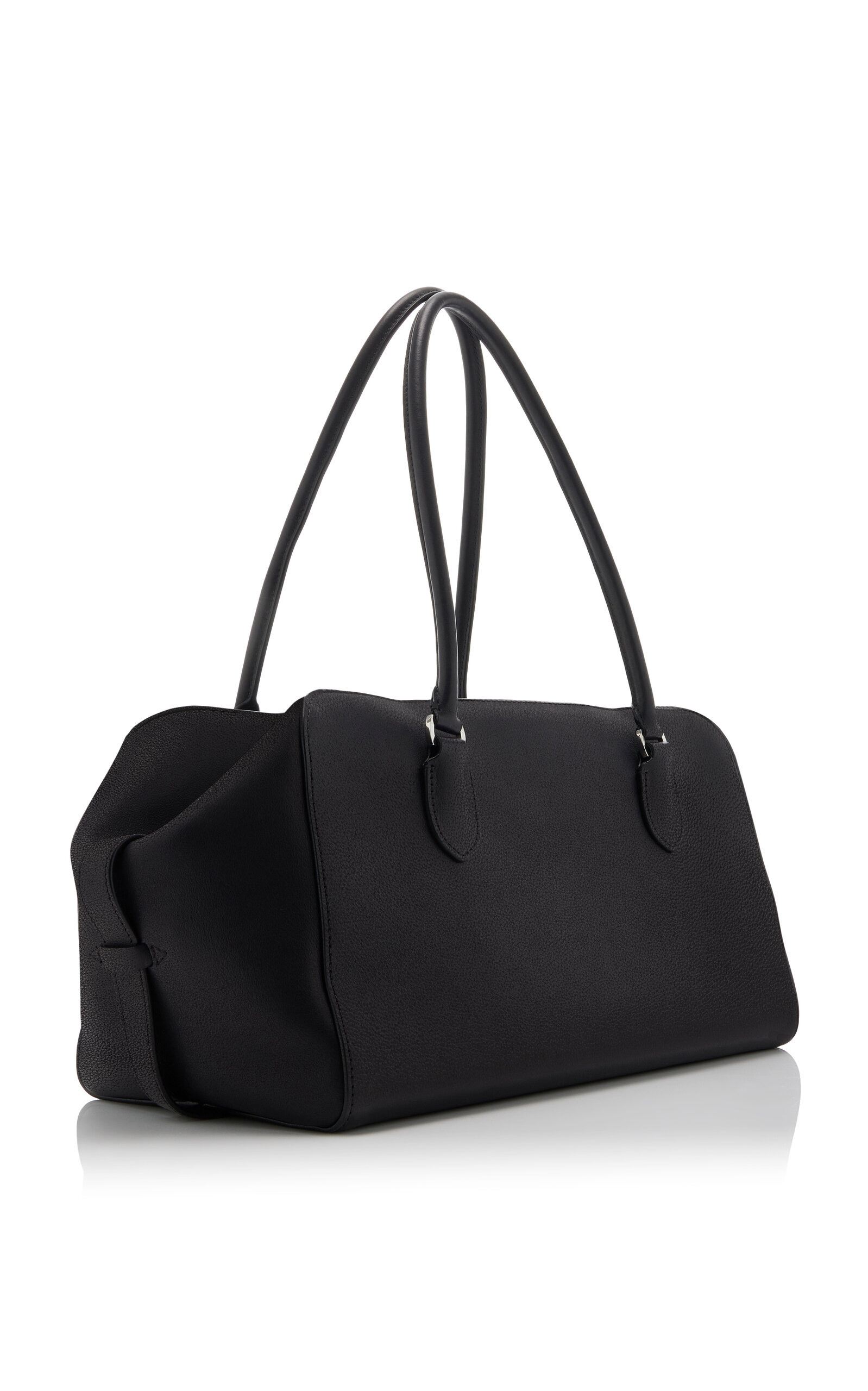 E/W Leather Bowling Bag black - 3