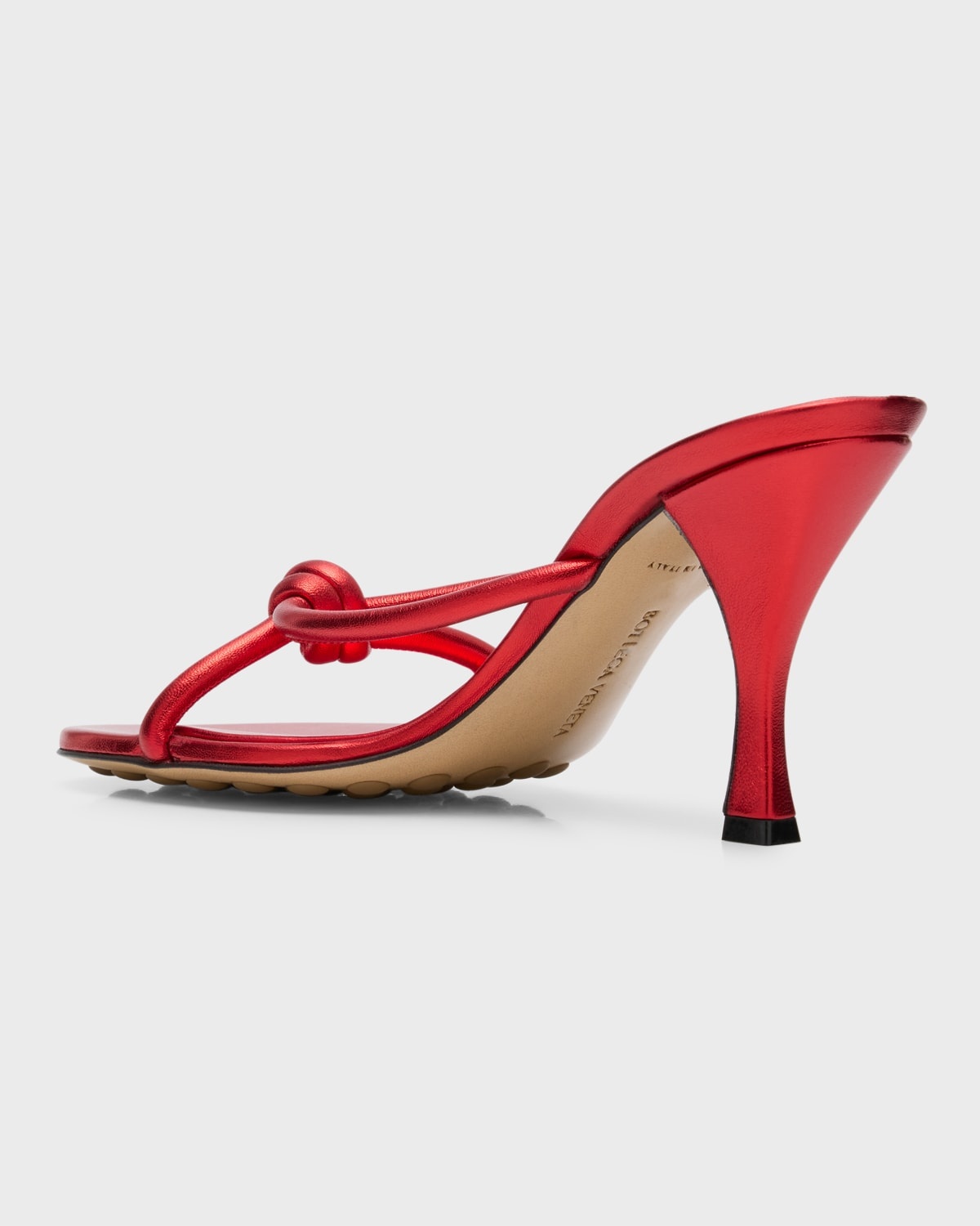 Blink Metallic Knot Slide Sandals - 4