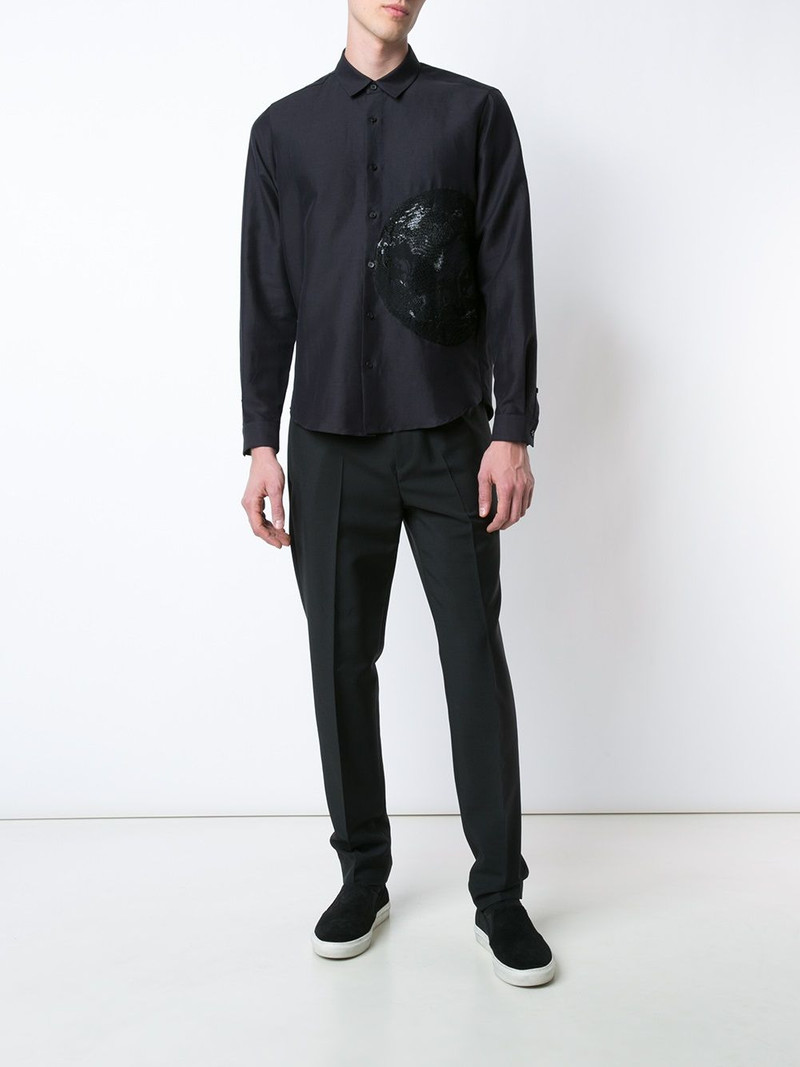 Wooyoungmi sequin embellished shirt outlook