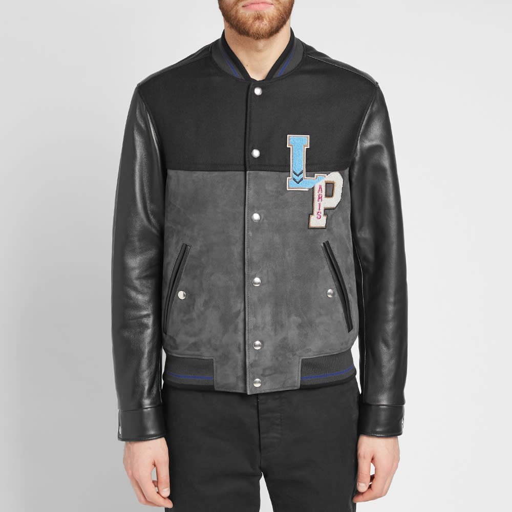 Lanvin Collegiate Patch Teddy Jacket - 5