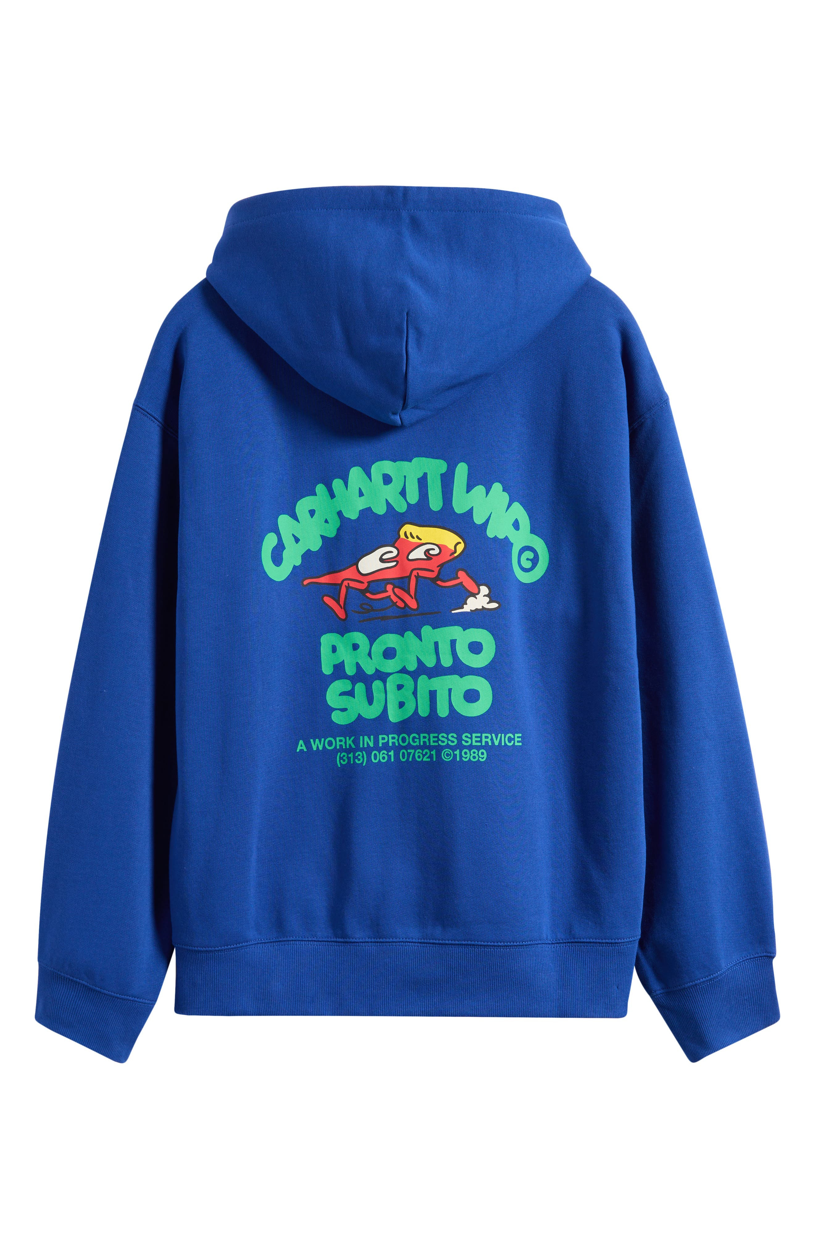 Carhartt Work In Progress Pronto Subito Graphic Zip Hoodie in Wolfsbane at Nordstrom - 7