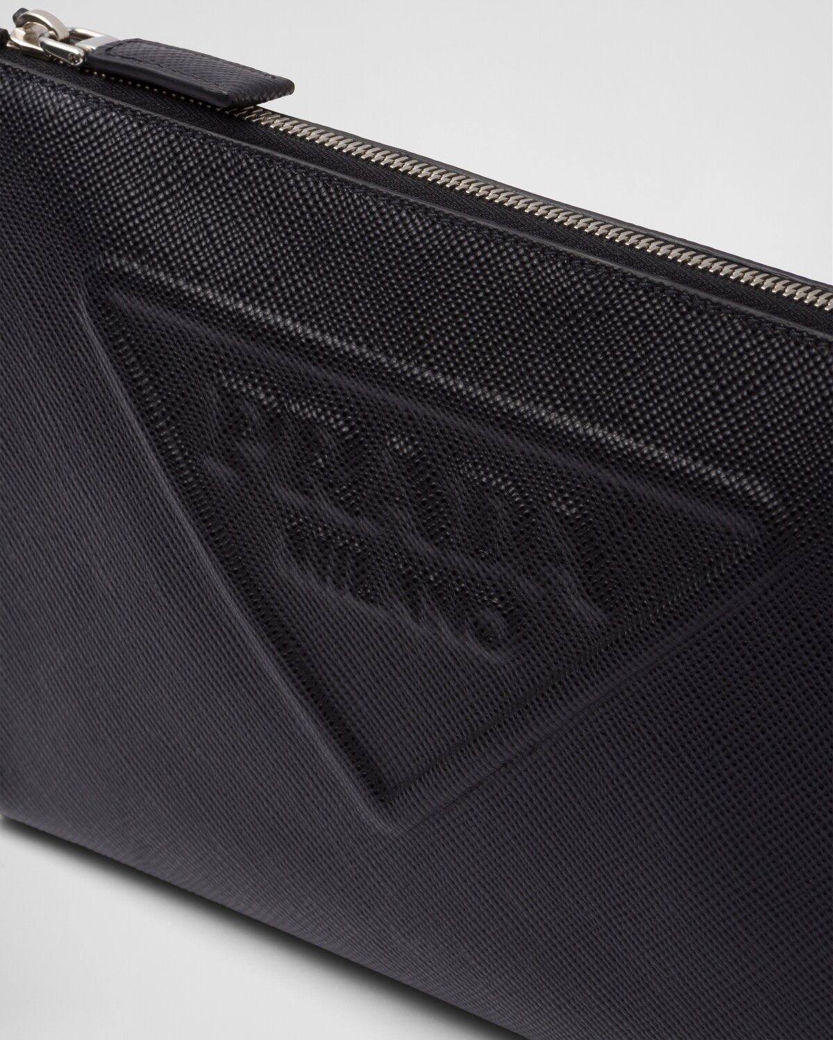 Saffiano leather pouch - 6