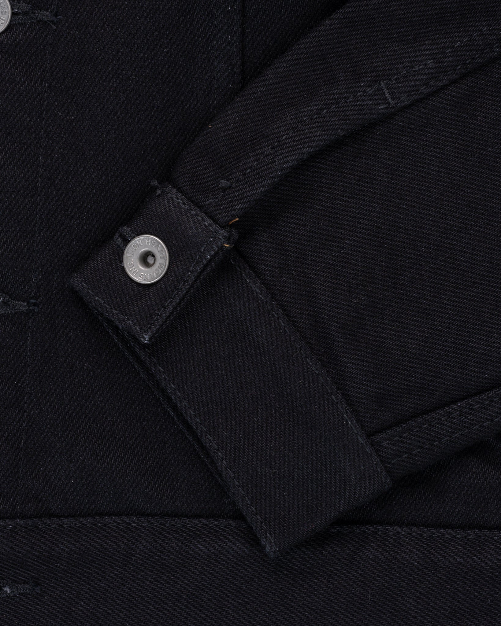 IH-526-SBG 21oz Selvedge Denim Modified Type III Jacket - Superblack (Fades To Grey) - 9