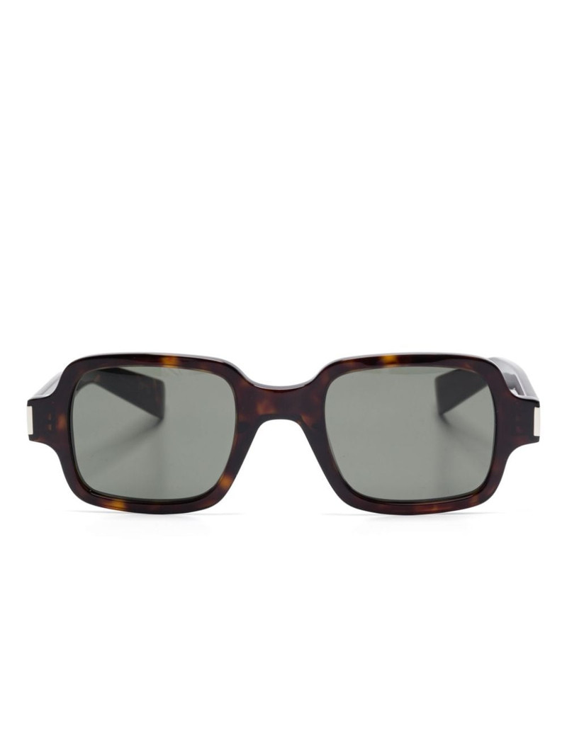 tortoiseshell-effect sunglasses 1