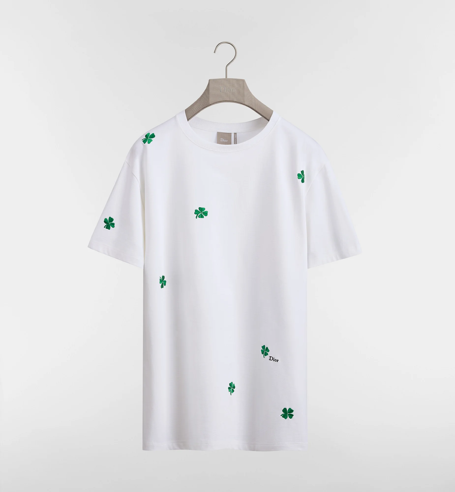 T-Shirt with Dior Clover Embroidery, Relaxed Fit - 1