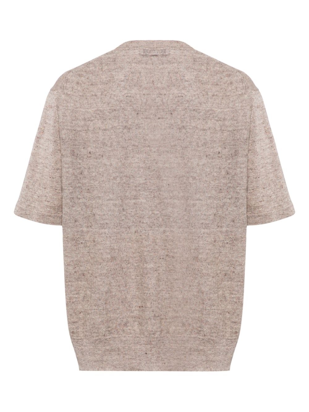 mÃ©lange-effect linen T-shirt - 2