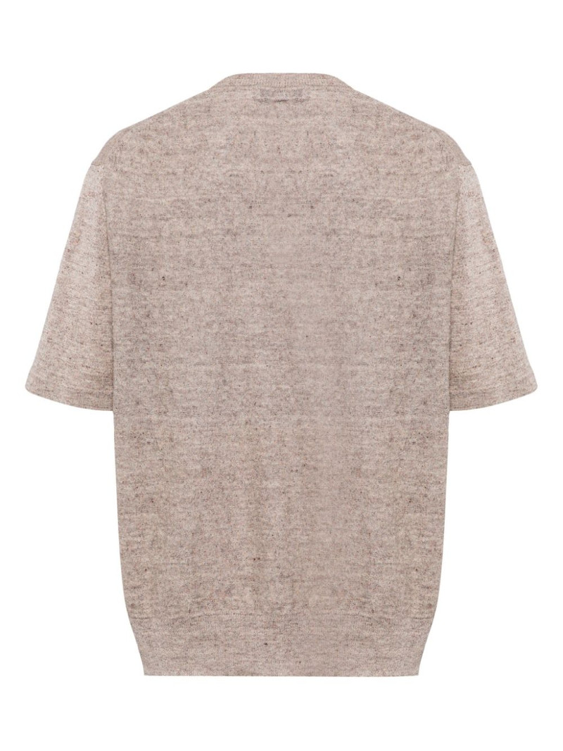 Vivienne Westwood mÃ©lange-effect linen T-shirt outlook