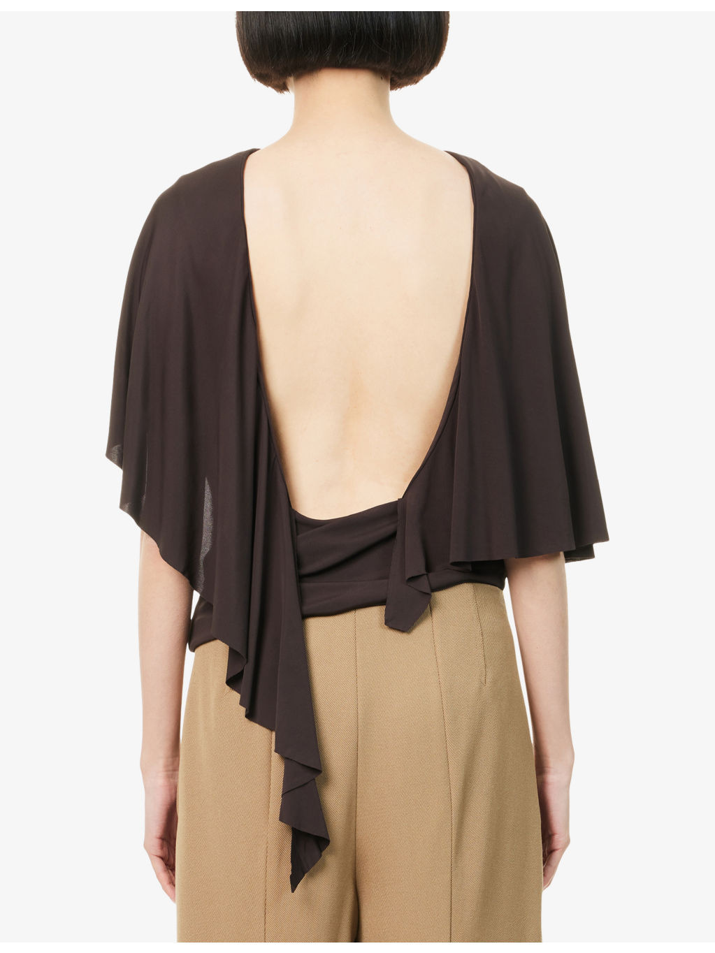 Fluted Woven Top - 4
