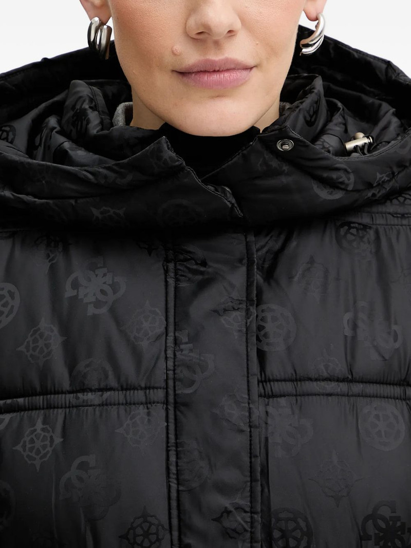 hooded buckle puffer cost 4