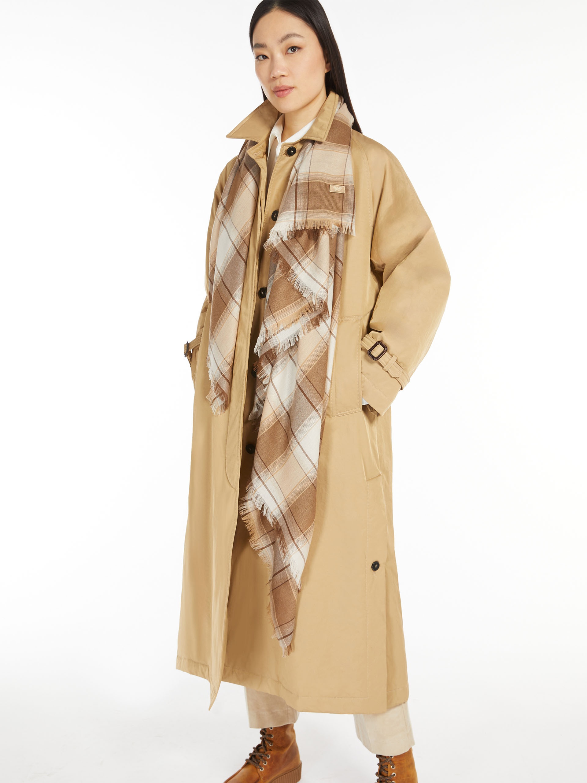 RENNA Wool and cashmere shawl - 4