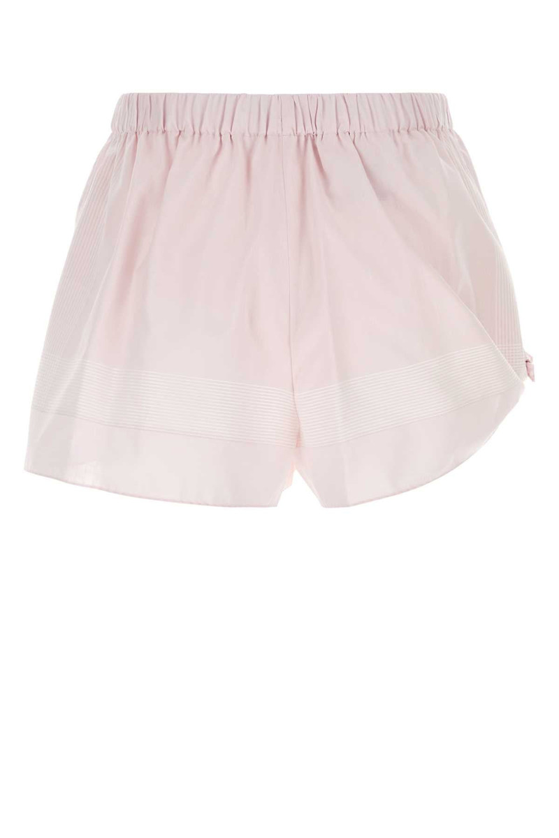Prada Prada Women Pastel Pink Cotton Shorts outlook