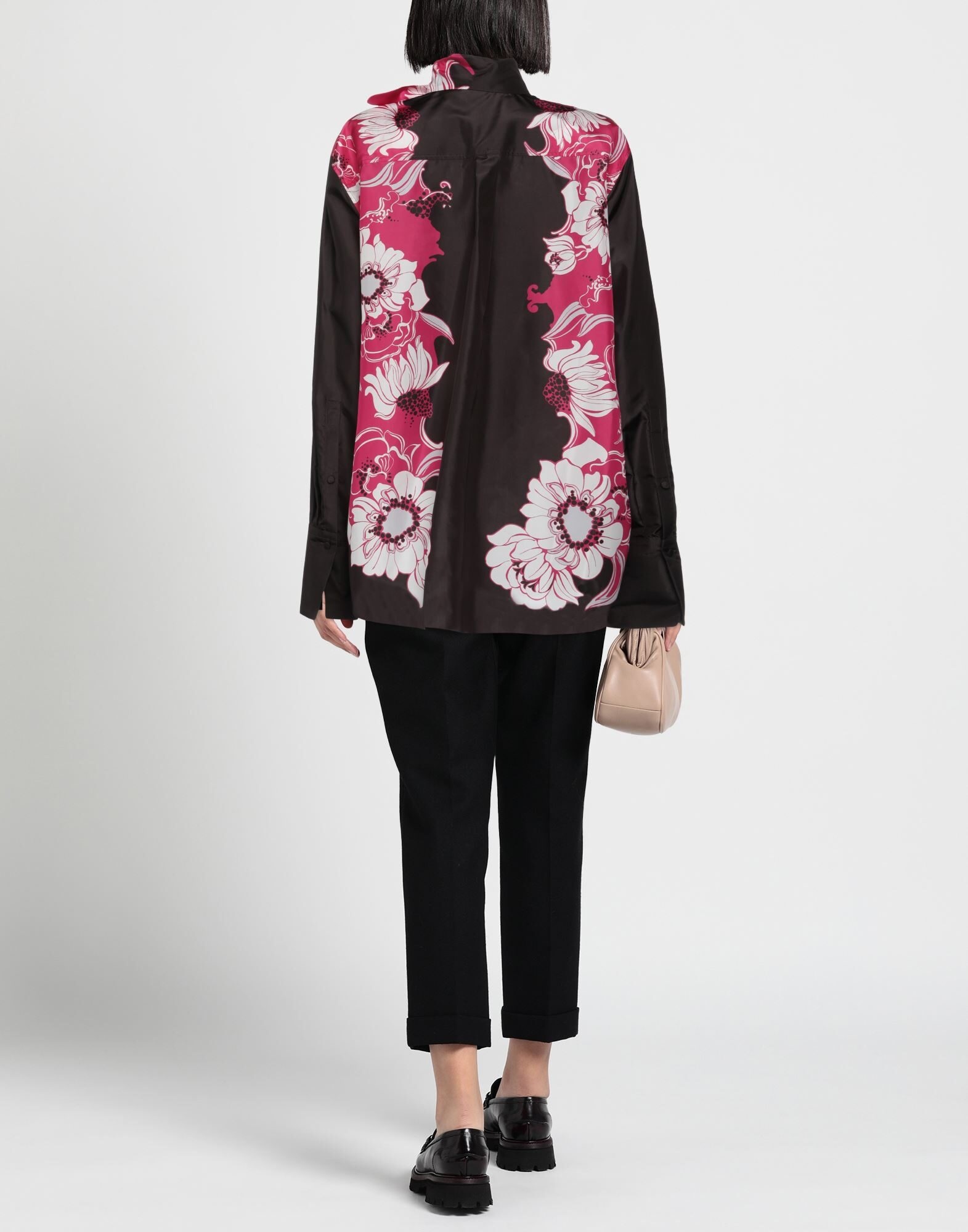 Dark brown Women's Floral Shirts & Blouses - 3
