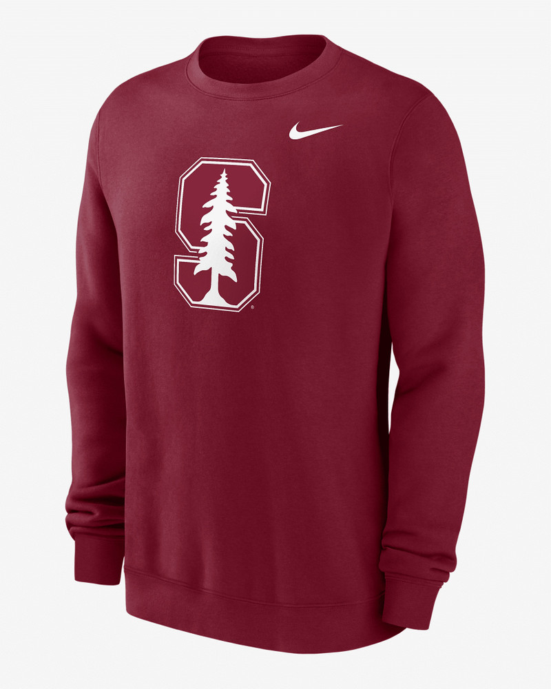 Stanford Cardinal Primetime Logo Men's Nike College Pullover Crew Crew - 1
