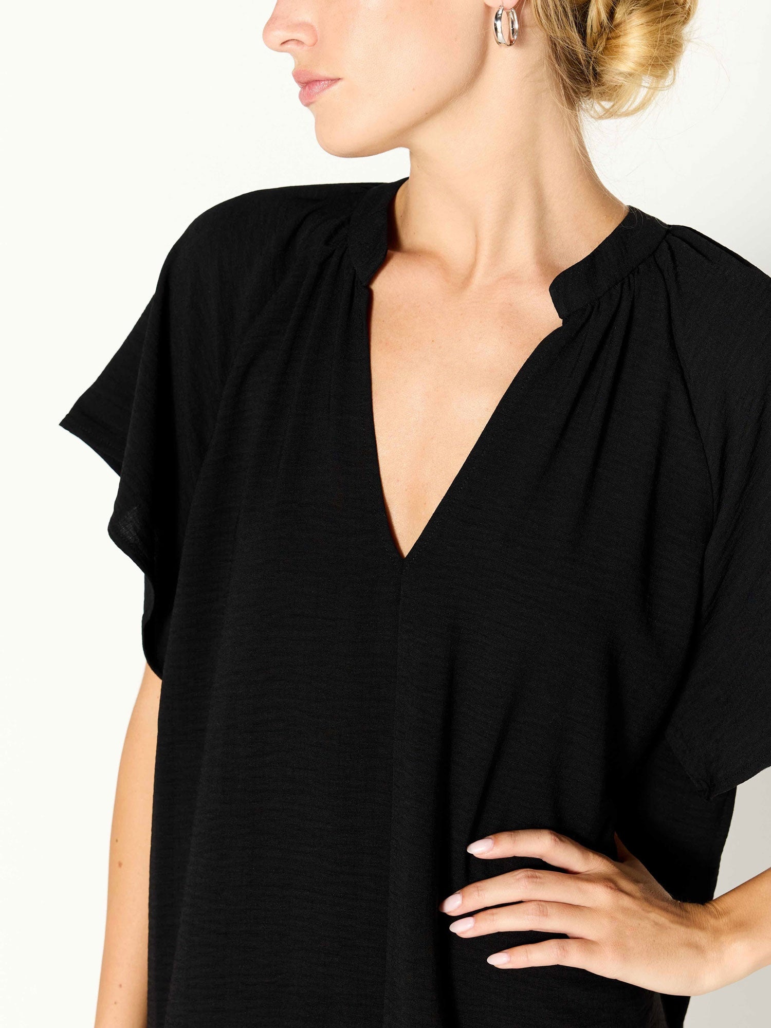 The Seda Flutter Sleeve Dress - 4