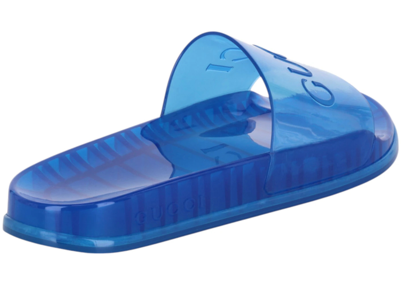 Gucci Slide Transparent Blue - 3