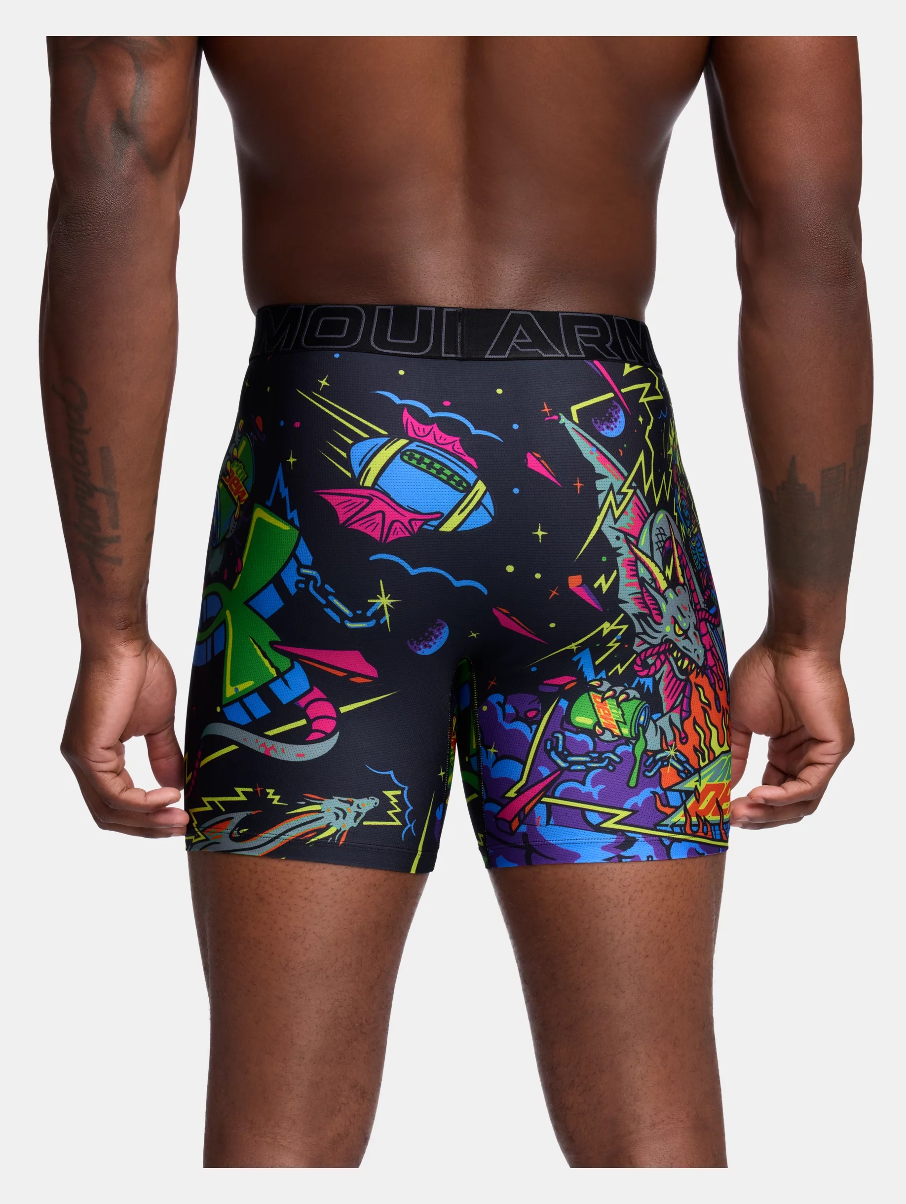 Men's UA Performance Tech Mesh Graphic x Mountain Dew Boxerjock® - 2