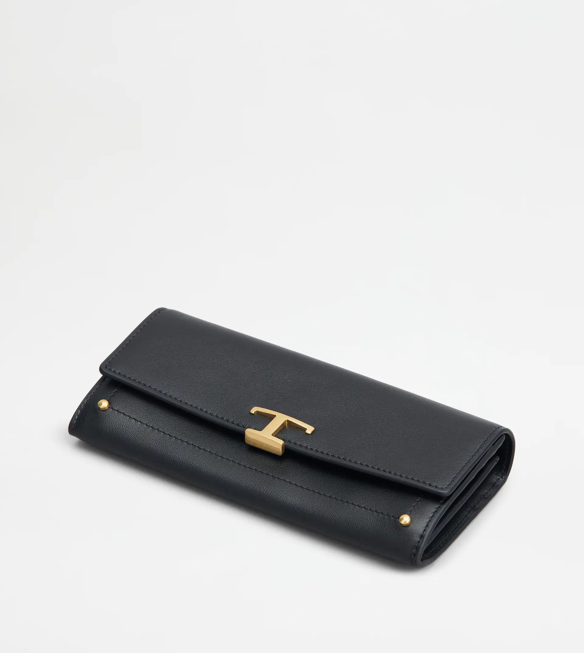 T TIMELESS WALLET IN LEATHER - BLACK - 4
