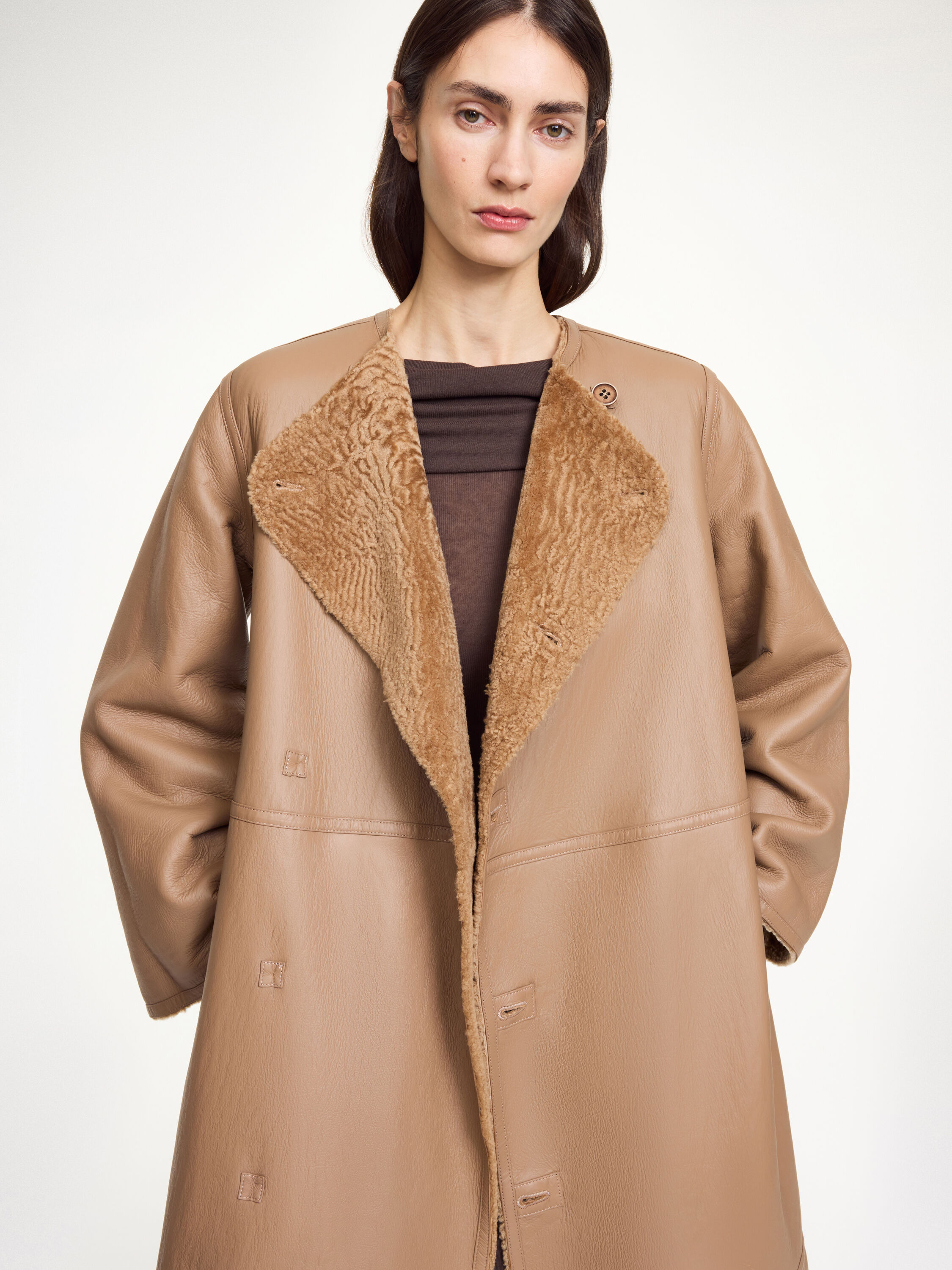Sandria shearling coat - 4