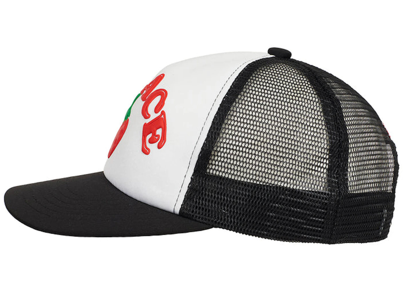 Palace Strawberry Trucker Hat Black - 2