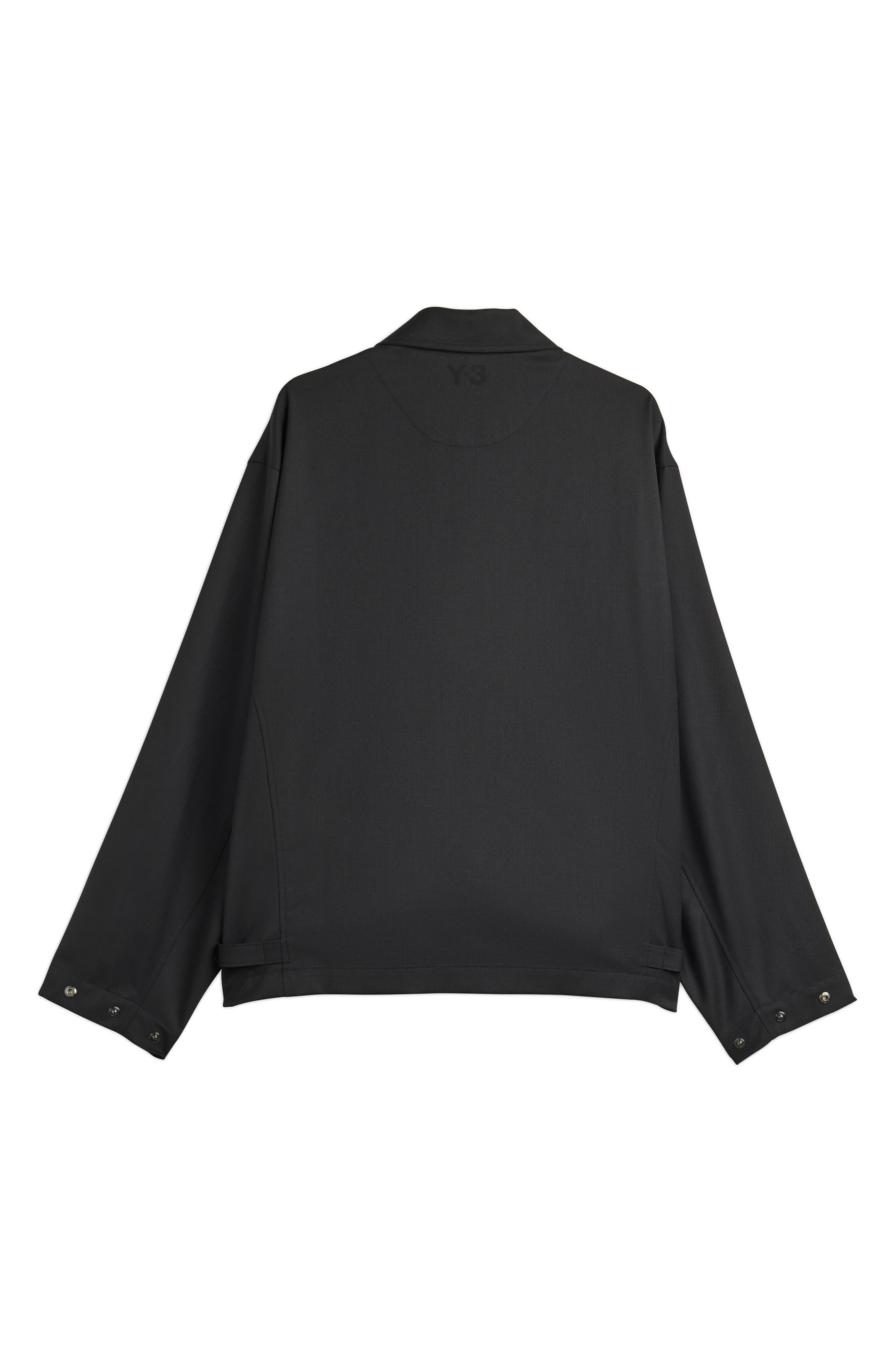 adidas Y-3 Refined Zip-Up Blouson Jacket in Black at Nordstrom - 2