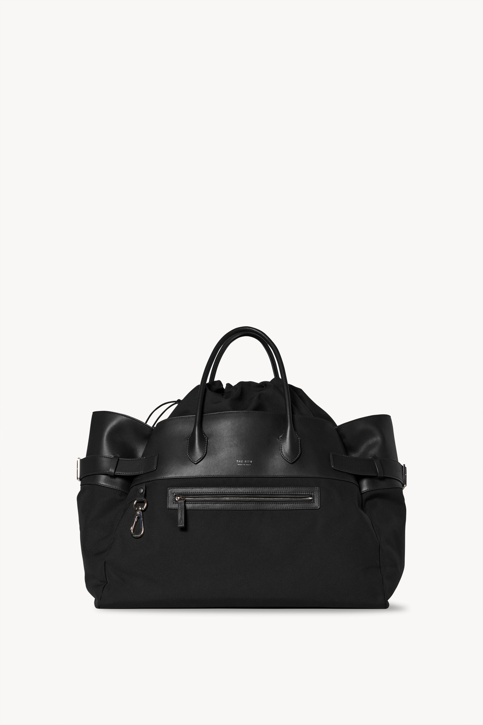 The Row Margaux 17 Inside-Out Bag in Canvas and Leather | REVERSIBLE