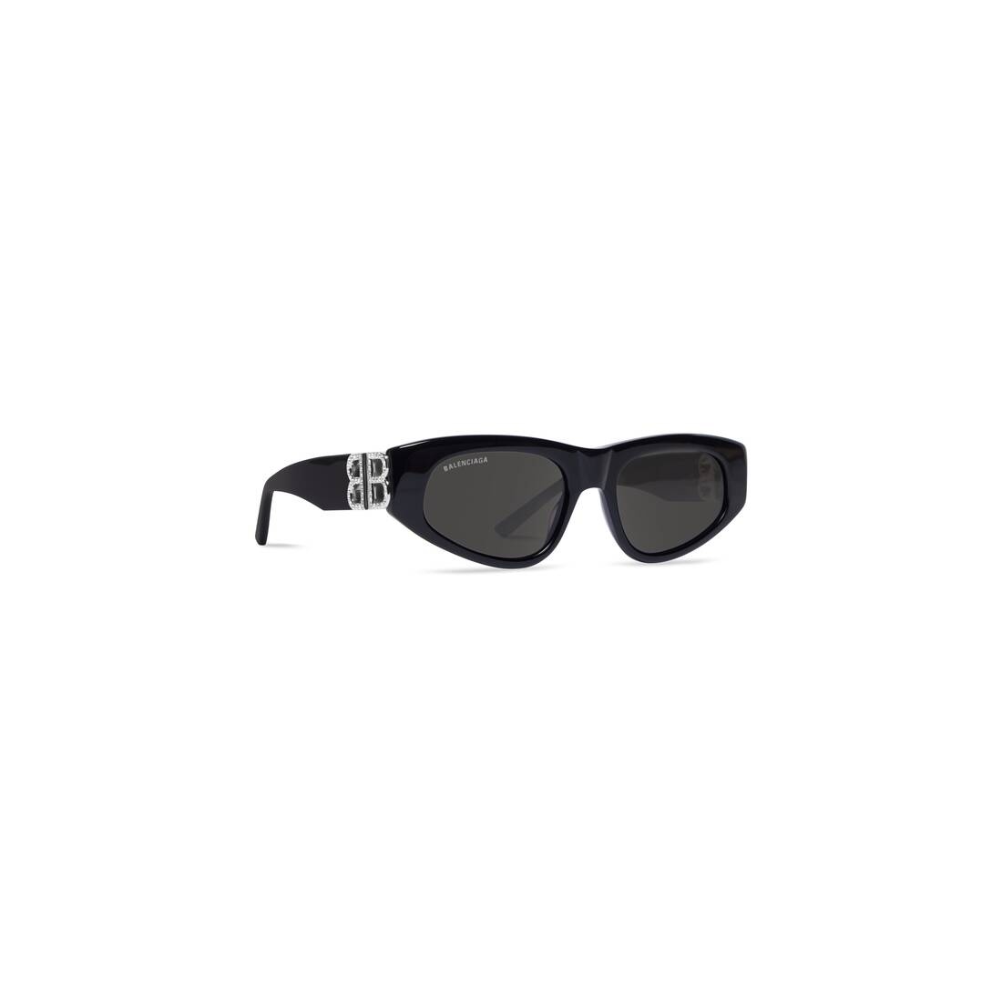 Women's Dynasty D-frame Sunglasses in Black - 2