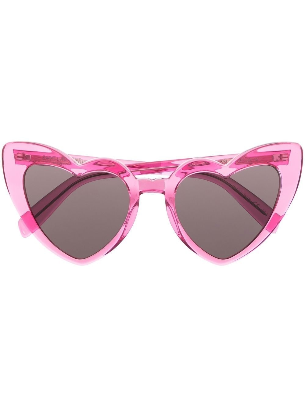 heart-frame tinted sunglasses - 1