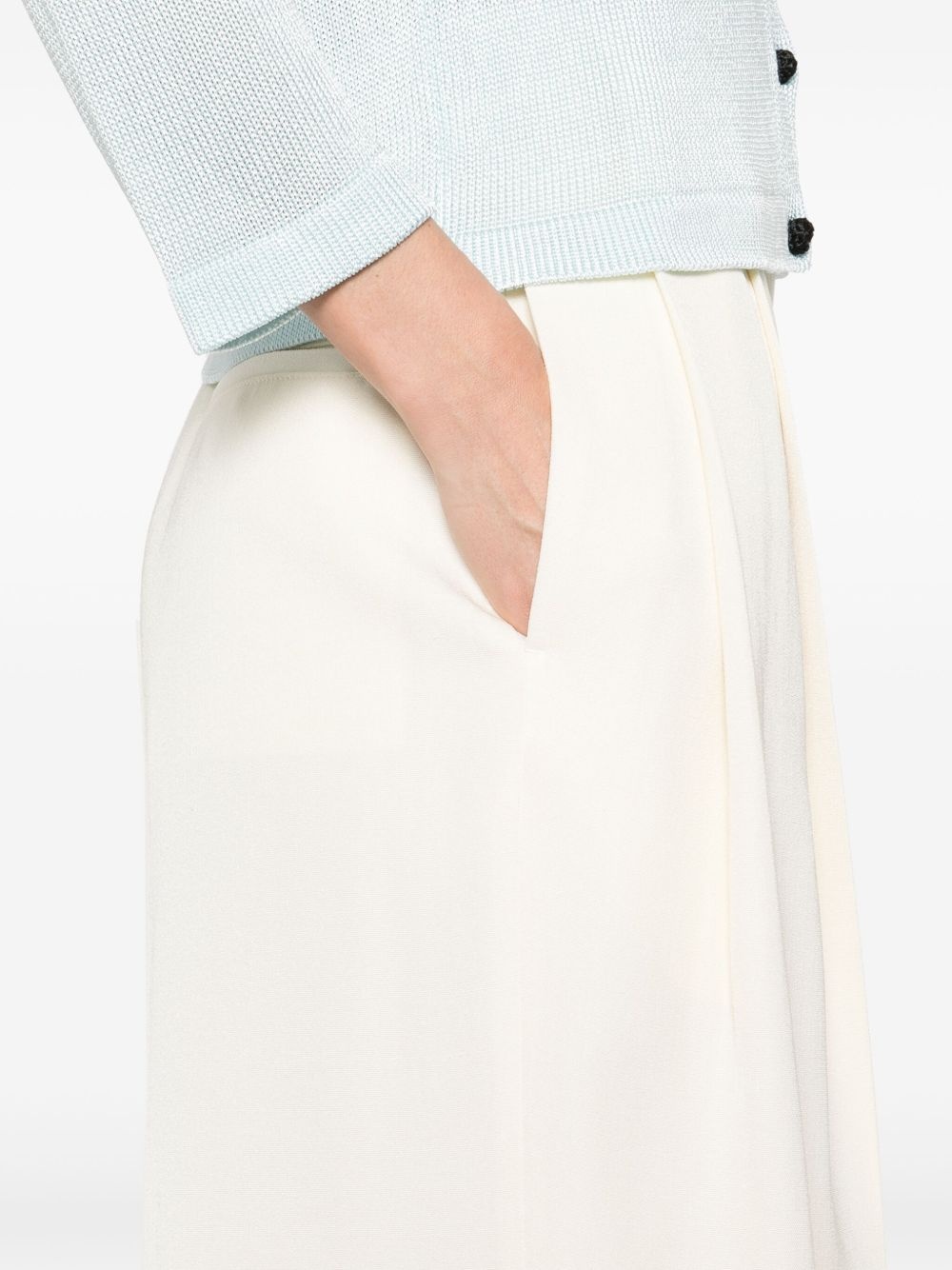 pleat-detailed trousers - 5