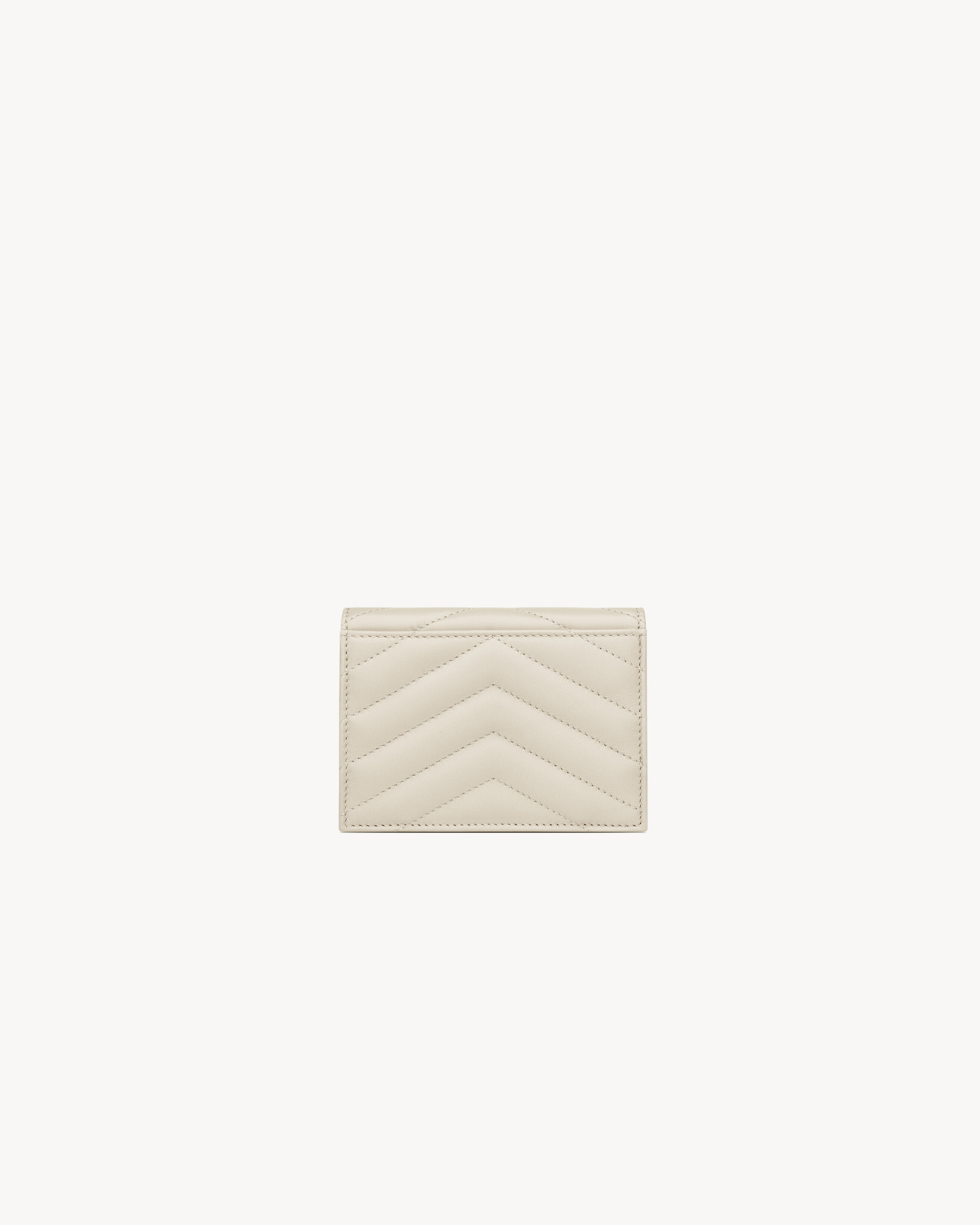CASSANDRE MATELASSÉ FLAP CARD CASE IN LAMBSKIN - 2