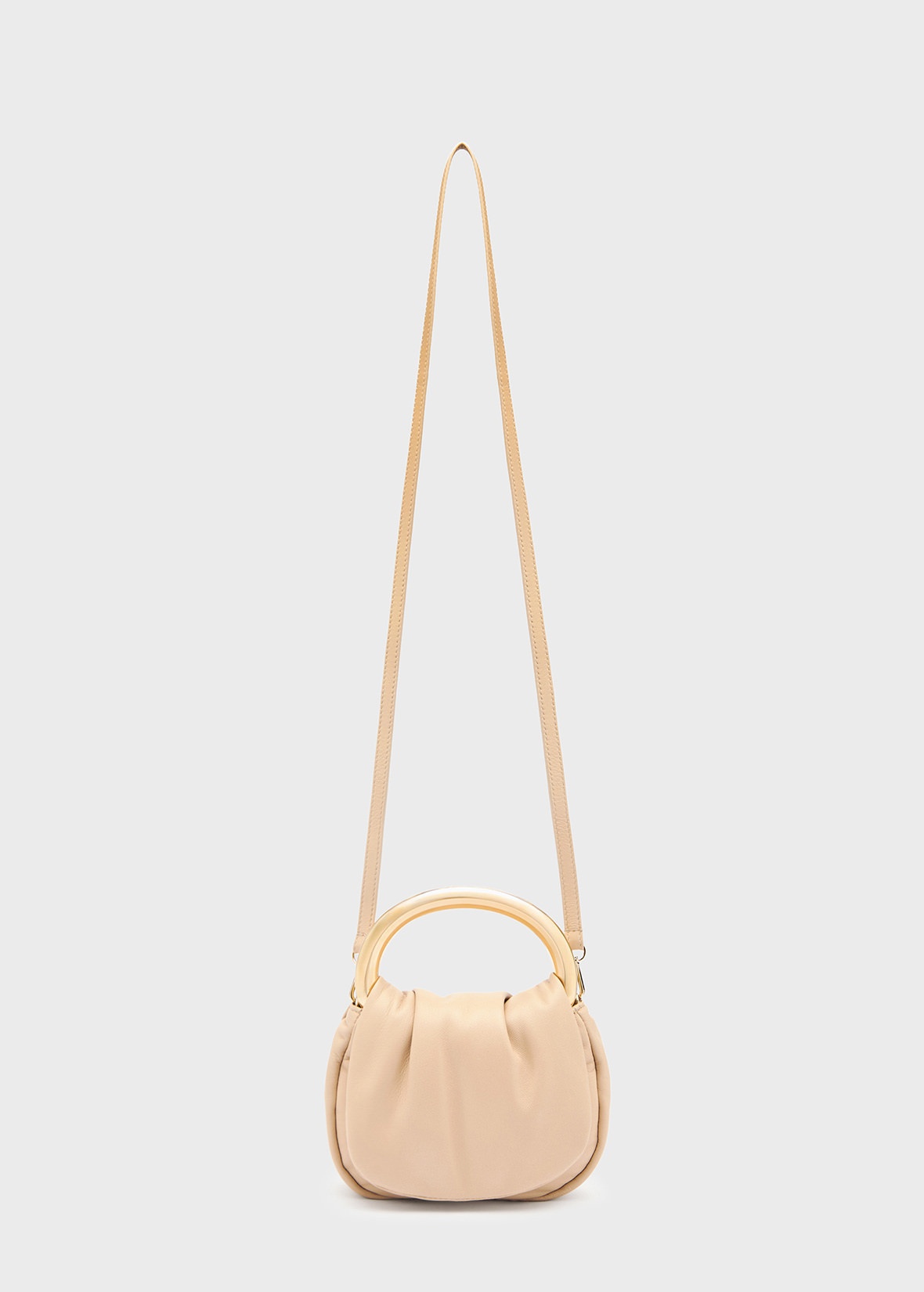 MINI RING BAG IN NAPA LEATHER - 1