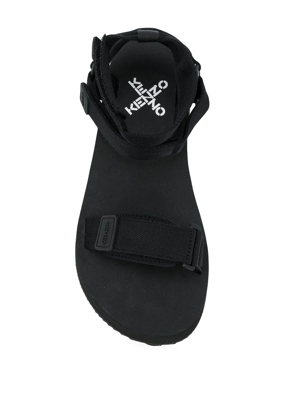 cross logo chunky sandals - 4