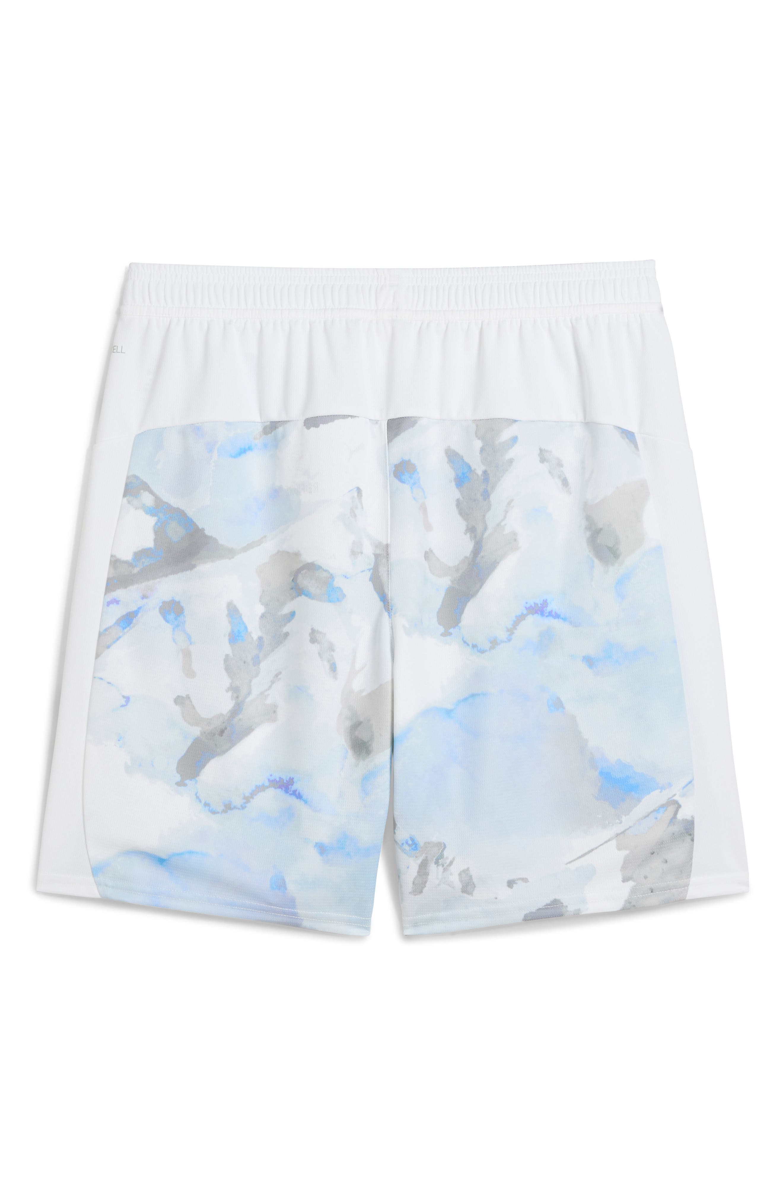 PUMA x KidSuper MTY Replica Performance Mesh Soccer Shorts in Puma White-Deep Navy at Nordstrom - 5
