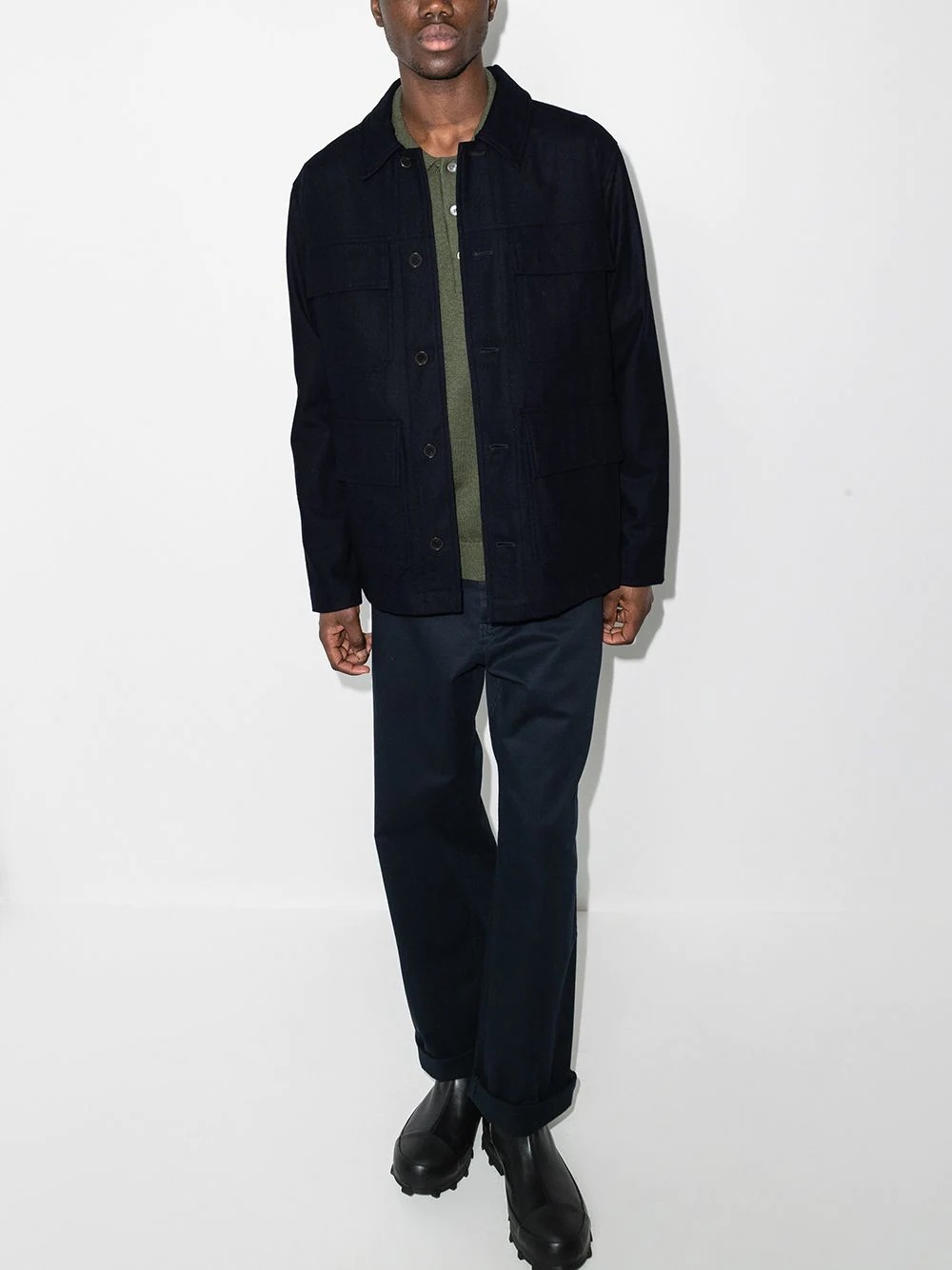 Clive four-pocket overshirt - 5