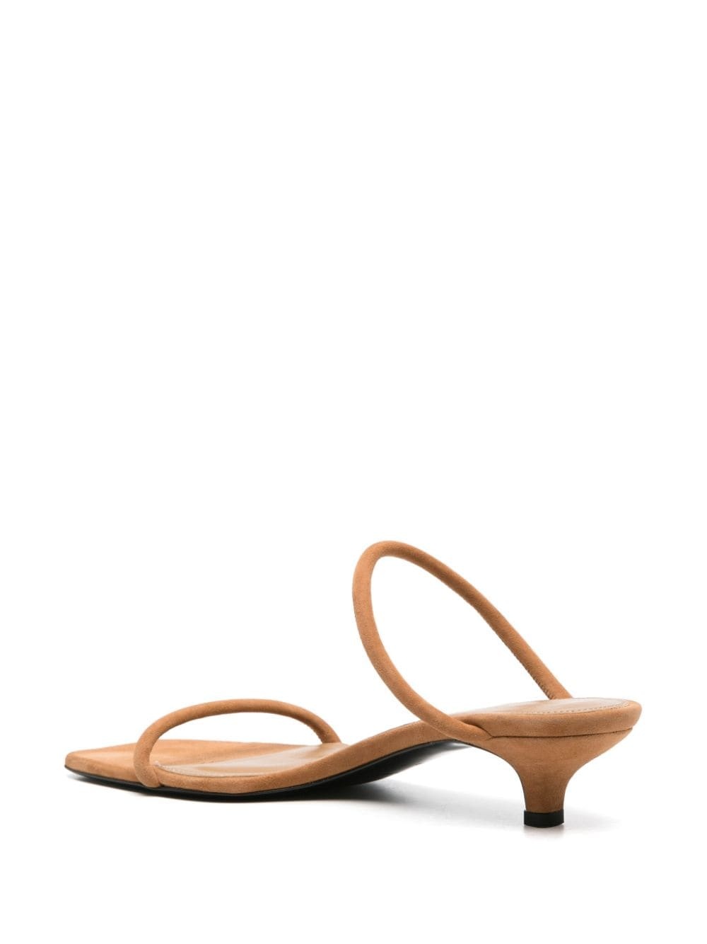 Minimalist suede mules - 3
