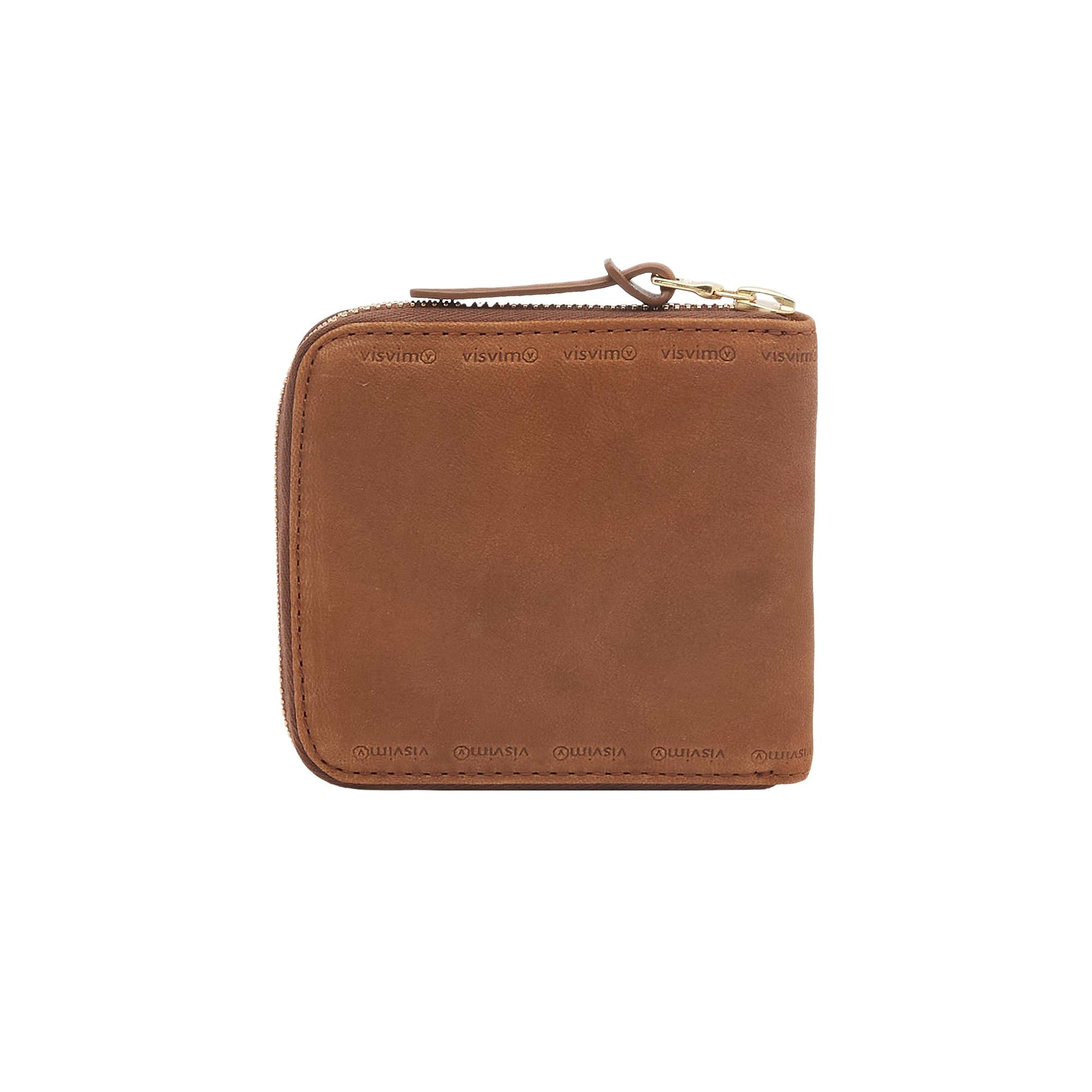 Visvim Leather Bifold Wallet 'Brown' - 2