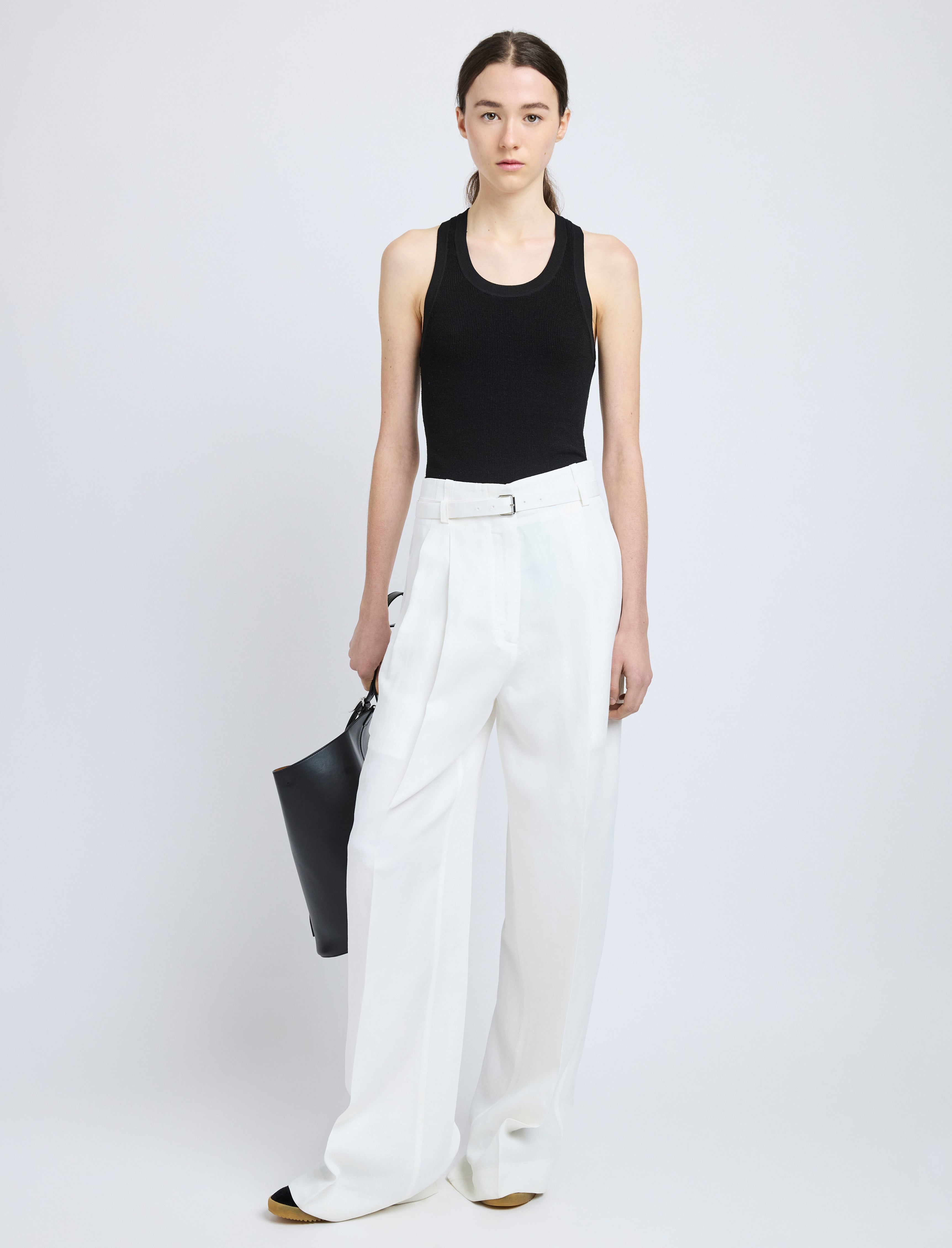 Jules Pant in Linen Viscose - 2