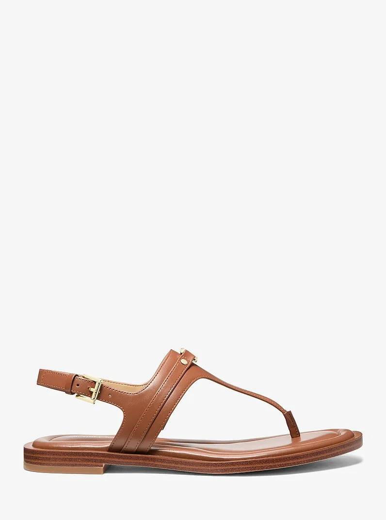 Mandy Leather T-Strap Sandal - 1