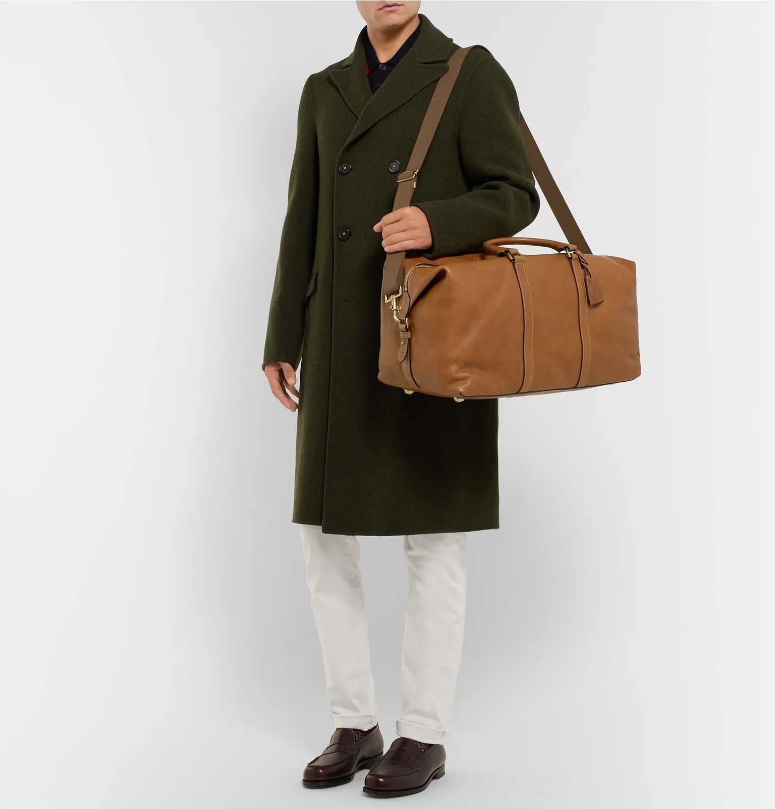 Clipper Leather Holdall - 7