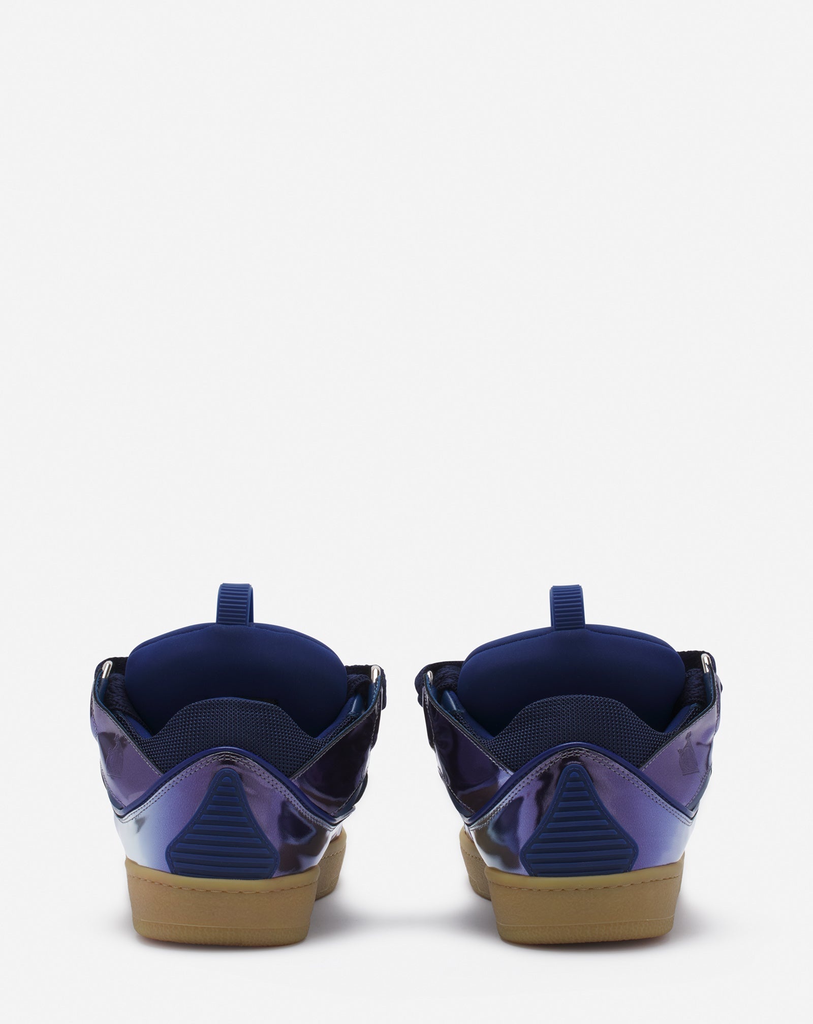 CURB SNEAKERS IN METALLIC LEATHER - 4