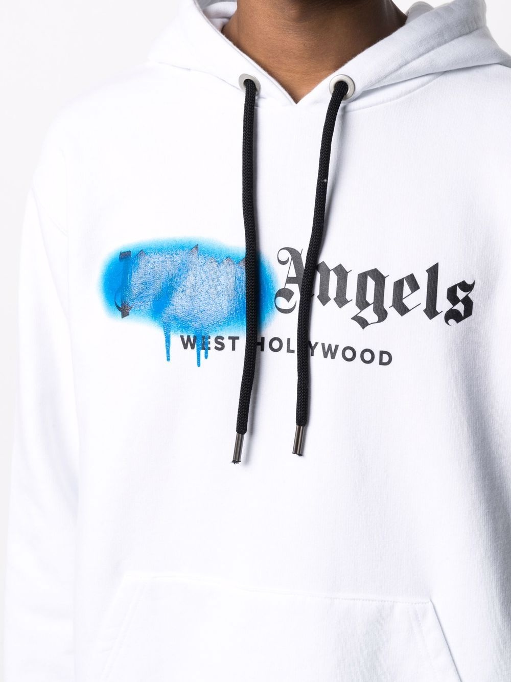 West Hollywood sprayed logo hoodie - 5