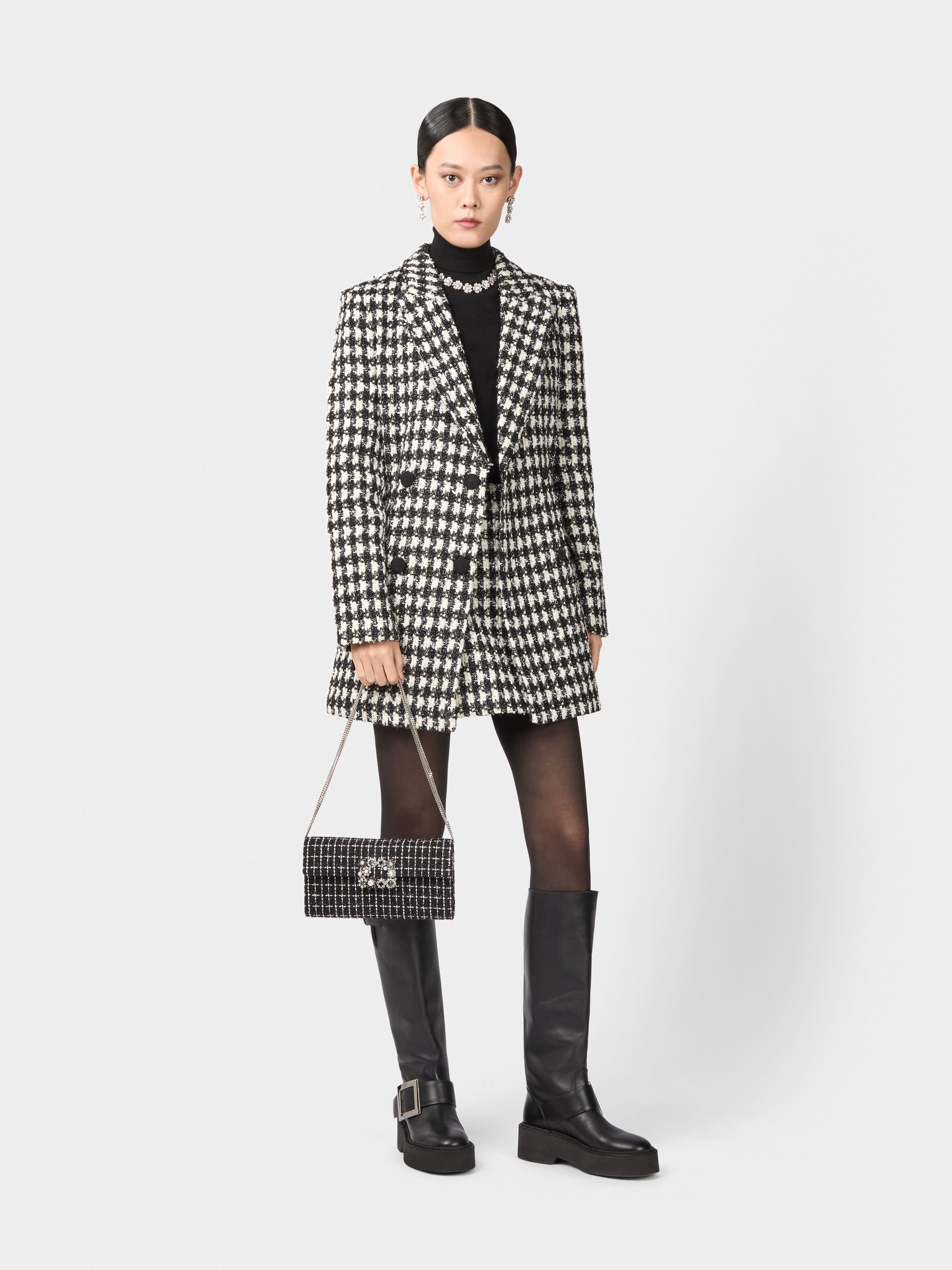 Efflorescence Clutch in tweed - 8